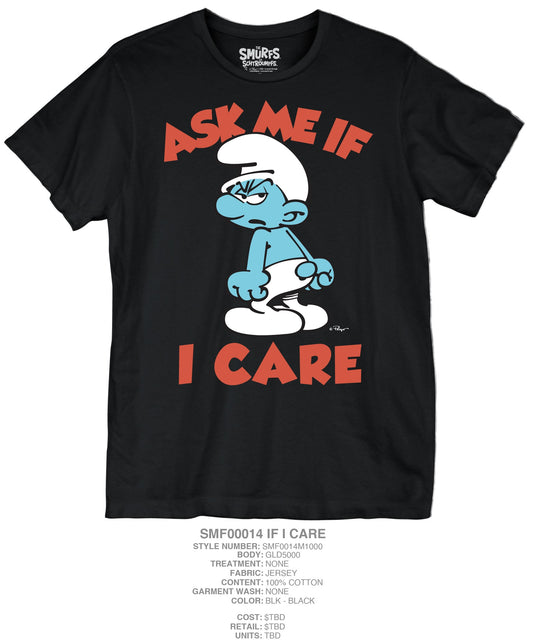 Smurf Ask Me If T-shirt