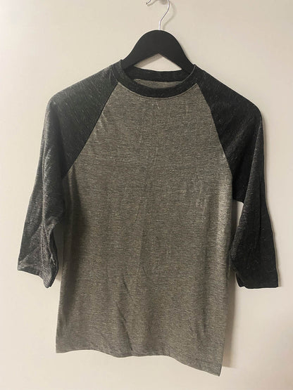 Triblend Crew Neck Raglan 3/4 Sleeve